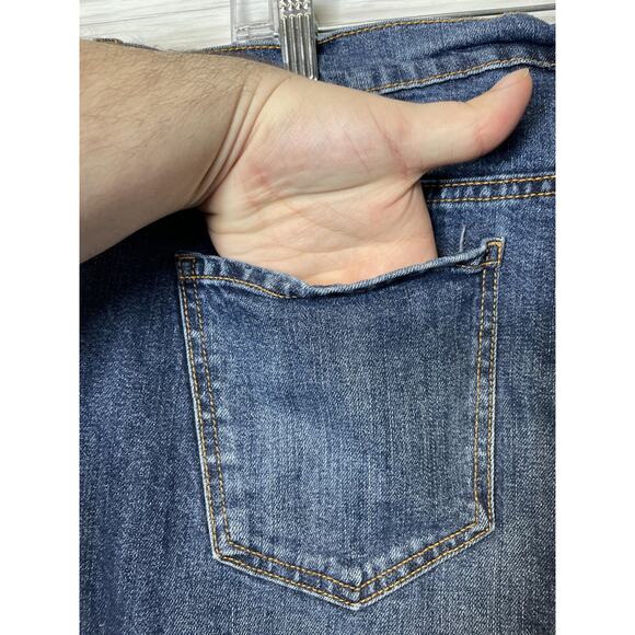 Old Navy Jeans Womens 16 Boyfriend Straight Leg Denim Stretch Casual Pants - Picture 8 of 13